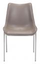 Zuo® Magnus Gray/Silver Dining Chair-1