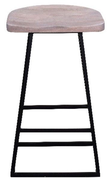 Porter International Designs Clement Black/White Counter Stool-1
