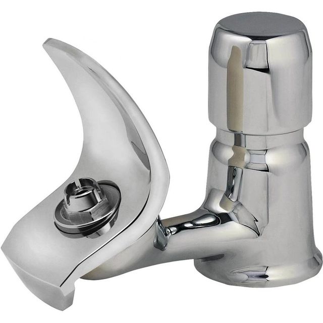 Elkay Celebrity® Stainless Steel 25" x 17" x7" 2-Hole Single Bowl Drop-in Classroom Sink and Vandal-resistant Faucet/Bubbler Kit-2