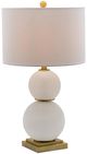 A & B Home Gold/White Globe Table Lamp-3