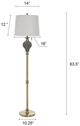 Stylecraft Soot Gold Floor Lamp-2