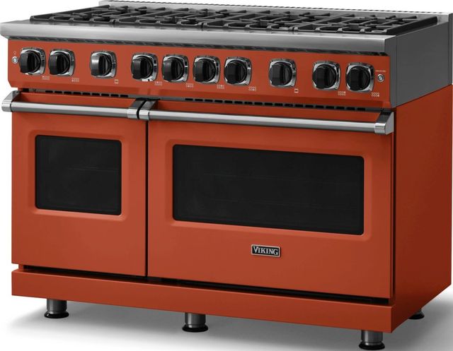 Viking® 7 Series 48'' Spiced Cider Pro Style Natural Gas Range-3