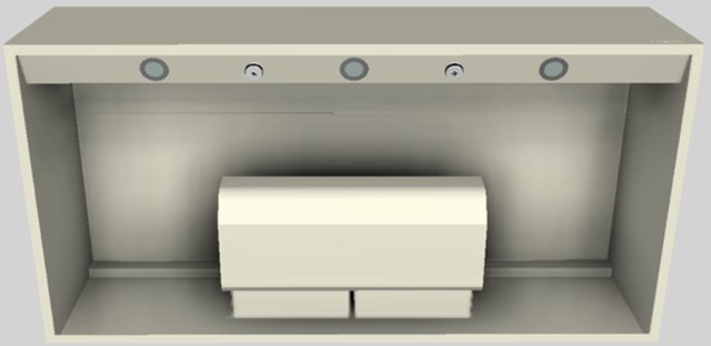 Vent-A-Hood® 48" Biscuit Wall Mounted Range Hood-3