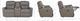 La-Z-Boy® Hawthorn Mocha Manual Reclining Loveseat with Console-4