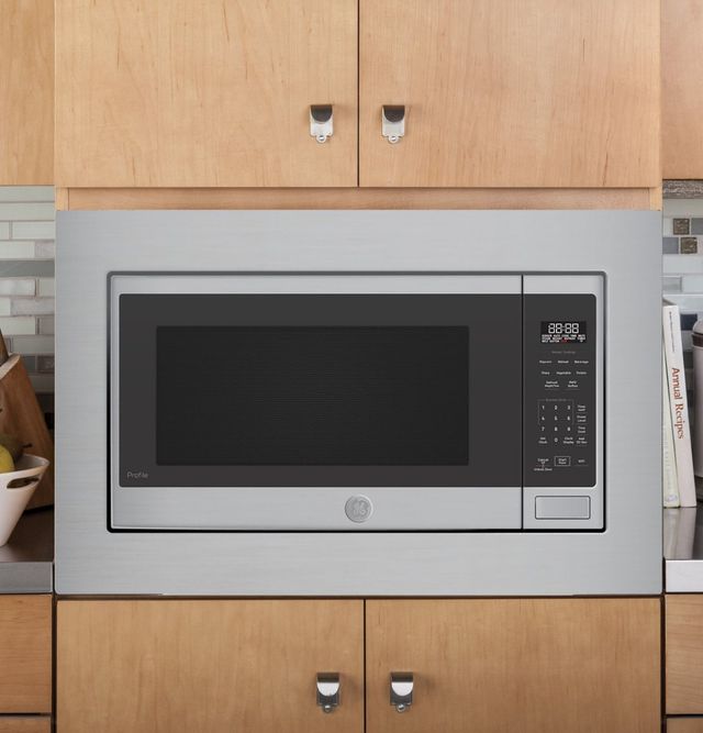 GE Profile™ 2.2 Cu. Ft. Stainless Steel Sensor Microwave Oven-4