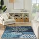 Nourison Home™ Garden Oasis Navy 5'x7' Style 3 Area Rug-1