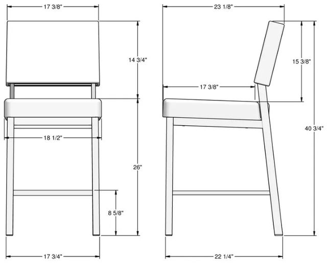 Amisco Customizable Mathilde Counter Stool-1