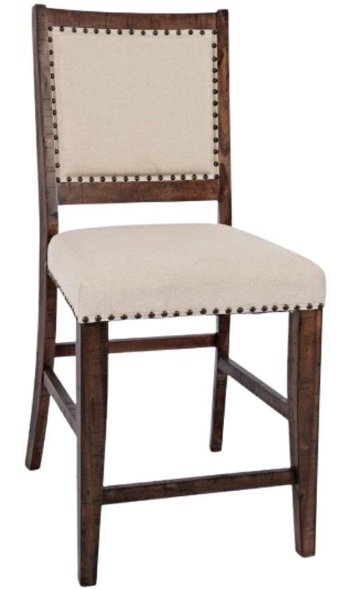 Jofran Inc. Fairview Beige/Oak Counter Stool-0