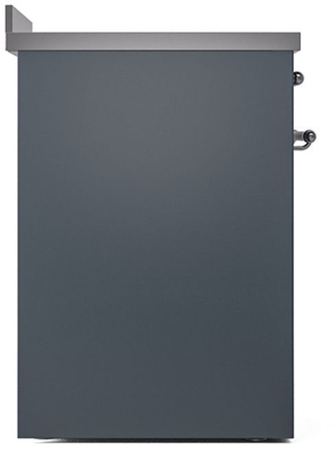 Ilve® Nostalgie II Series 30" Blue Grey Pro Style Induction Range-3