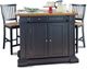 homestyles® Americana 3-Piece Black Kitchen Island Set-0