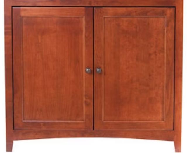 Whittier Wood® Furniture Customizable McKenzie 2-Door Center Wall Unit-2