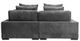 Moe's Home Collection Tumble Nook 3-Piece Charcoal L-Shaped Modular Sectional and Ottoman-1