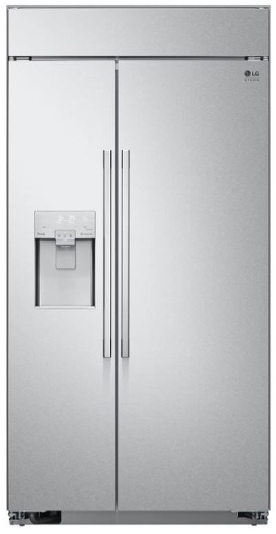 LG Studio 25.6 Cu. Ft. Stainless Steel Built In Side-By-Side Refrigerator-0