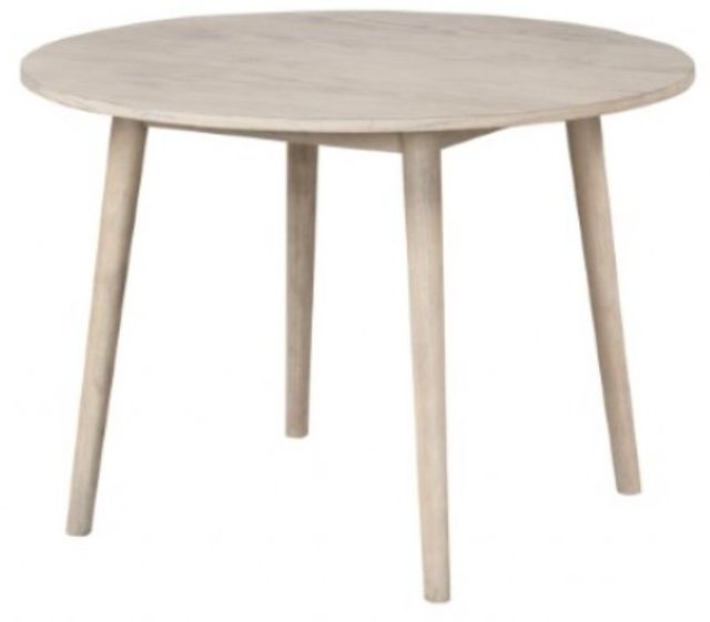 Furniture of America® Yate Natural Oak Round Dining Table-0