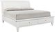 aspenhome® Cambridge White California King Sleigh Storage Bed-0