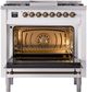 Ilve® Nostalgie II Series 36" Custom RAL Color Pro Style Dual Fuel Range-2
