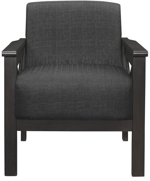 Mazin Furniture Herriman Dark Gray Accent Chair-1