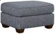 Flexsteel® Thornton 2-Piece Blue Chair and Ottoman Set-1