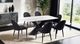 Furniture of America® Lenvik 7-Piece Black/White Dining Table Set-1