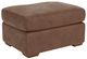 Flexsteel® Blanchard Brown Silt Ottoman-0
