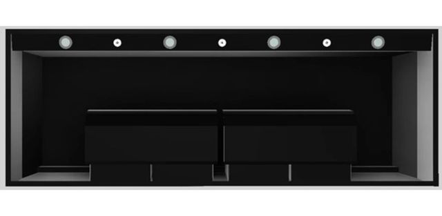 Vent-A-Hood® Designer Series 66" Black Wall Mounted Range Hood-3