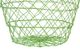 A & B Home Leonora Lime Green Wire Basket-1