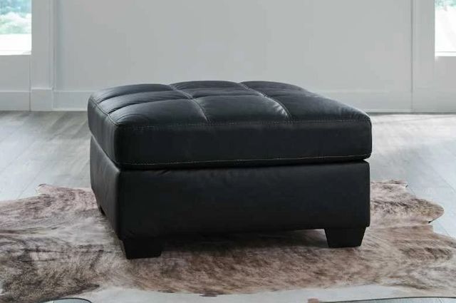 Benchcraft® Barlin Mills Carbon Accent Ottoman-3