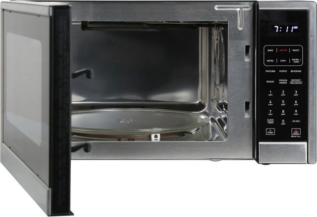 Avanti® 1.3 Cu. Ft. Black/Stainless Steel Countertop Microwave-1