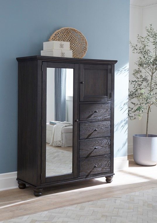 aspenhome® Cambridge Cracked Pepper Chiffarobe-1