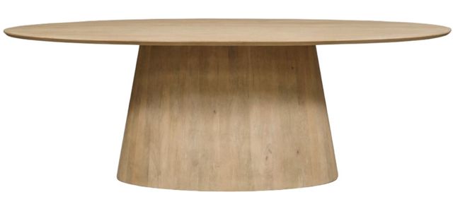 Home Trends & Design Casablanca Natural White Dining Table-1