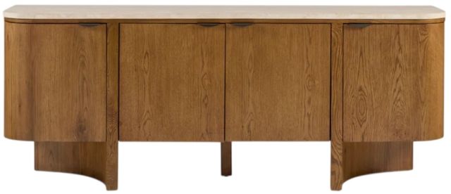 Flexsteel® Eclipse Beige/Brown Entertainment Console-2