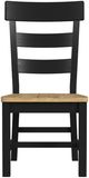 Intercon Hendricks Raven/Rustic Wheat Dining Side Chair-2
