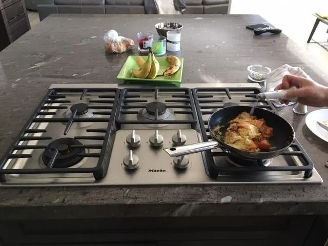 Miele 36" Stainless Steel Liquid Propane Cooktop-3