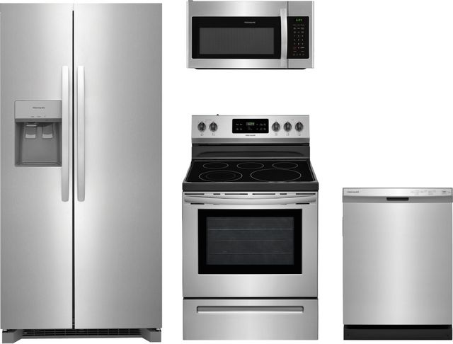 Frigidaire® 4 Piece Kitchen Package-Stainless Steel-0