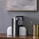 Renwil® Bruno Set of 2 White Terrazzo Bookends-2