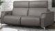 Via Furniture Roma Gray Power Reclining Condo Sofa with Adjustable Headrest-0