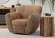 International Furniture Direct Tamesis Chocolate Brown 36" Arm Chair-1