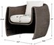 Uttermost® Tropic Mocha/Oyster White Fabric Wicker Outdoor Lounge Chair-2