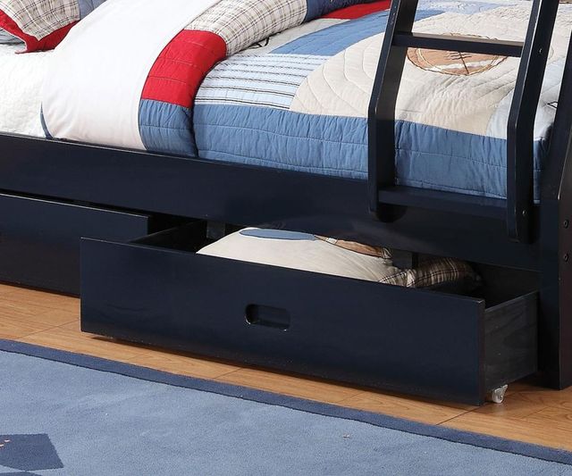 Coaster® Ashton Twin Over Full Underbed Drawers, Side Rails, Guard Rails, and Ladder-3
