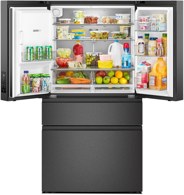 Whirlpool® 36" 28.9 Cu. Ft. Fingerprint Resistant Black Stainless Steel French Door Refrigerator with Flexible Temperature Drawer-4