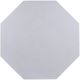 Century® Tangier Stone Top Octagonal Outdoor Dining Table with Chalk White Base-1