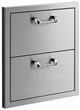 LYNX® Sedona 19" Stainless Steel Double Drawers-2