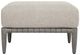Uttermost® Borneo Dark Gray/Dove Wooden Outdoor Ottoman-3