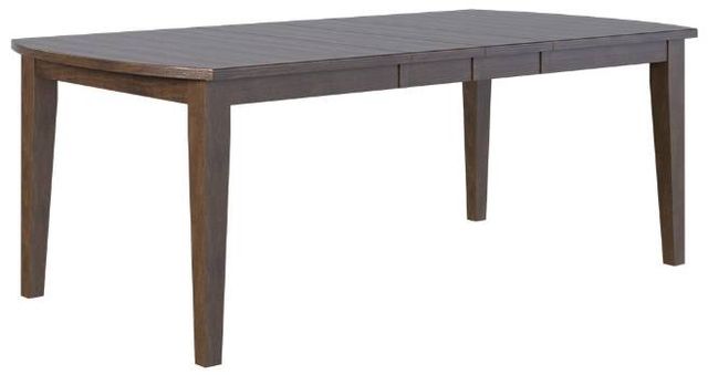 Country View Woodworking Customizable Bakersfield Sap Cherry Top 38" Dining Table with Brown Maple Base-0