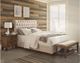 Coaster® Devon Beige Full Upholstered Bed-3