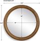 Uttermost® Frontier Light Honey Round Mirror-2
