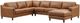 Hydeline® Bella 4-Piece Cognac Brown Right-Arm Facing Sectional-0