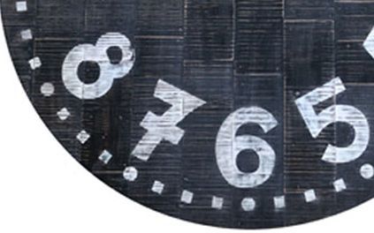 Signature Design by Ashley® Brone Black/White Wall Clock-2