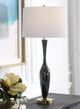 Uttermost® Remy Black Glaze Table Lamp-2