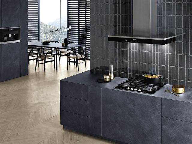 Miele 24" Black Gas Cooktop-2